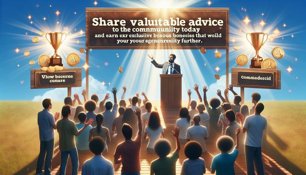 Bonusi koji se dodjeljuju za dijeljenje korisnih savjeta zajednici Bonusi koji se dodjeljuju za dijeljenje korisnih savjeta zajednici