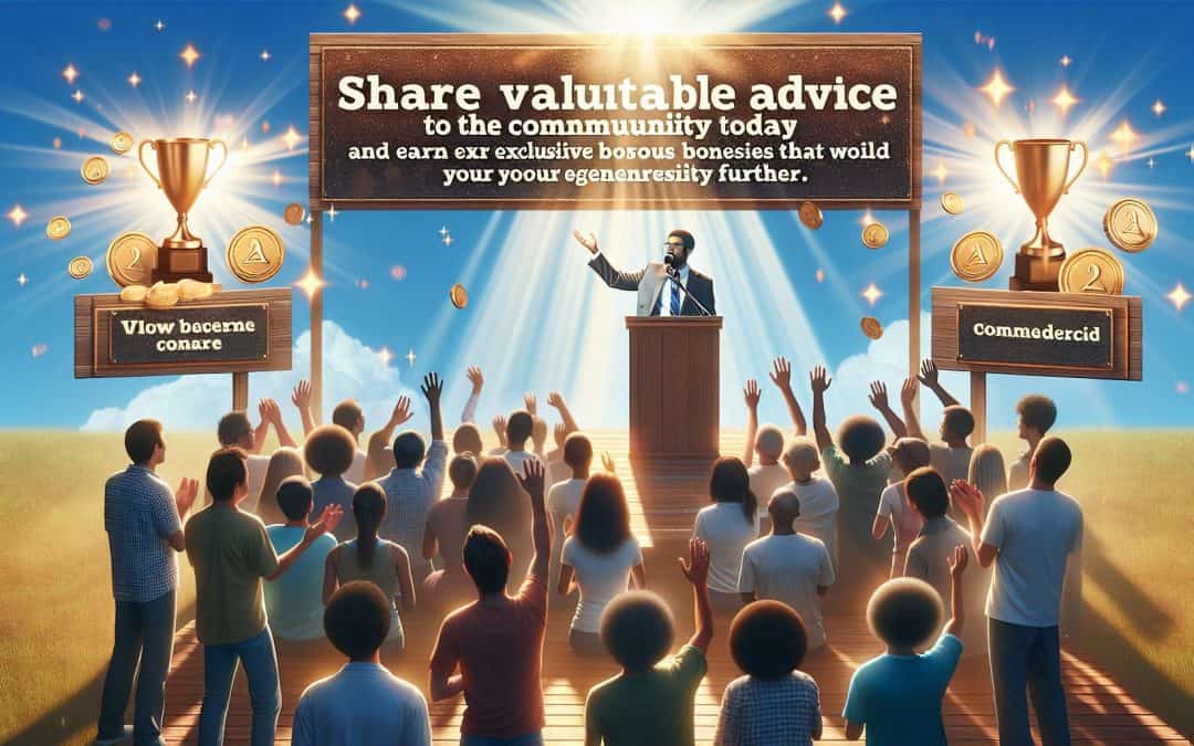 Bonusi koji se dodjeljuju za dijeljenje korisnih savjeta zajednici